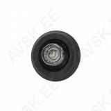 LD2633 "GRAPHITE" KÜLJETULI PUNANE LED ÜMAR TUMEDA KLAASIGA 12/24V PINNAPEALNE Ø60MM TORULE. AUK Ø19MM