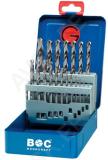 HSS-G DIN 338 fully-ground type N in BC-Metal-Box19-pcs. 1,0 - 10,0 x 0,5 mm inc. / MG 10