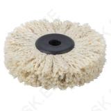 Sisal knurled brush, bore 10 mm