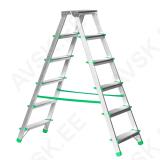 Kahepoolne treppredel 2x6 astet 150kg