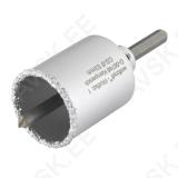 Annular Bit 53 mm, Tungsten Carbide Coated, With Mandrel, cutting depth 55 mm