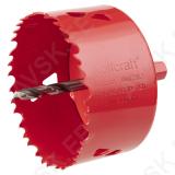 Bi-Metal Hole Saw Ø 86 mm with hexagon adapter and centring drill, cutting depth 40 mm