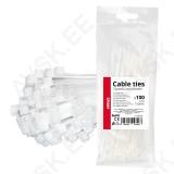 Juhtmevitsad 150×2,5mm VALGED 100tk Amio