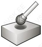 otsfrees D 6X5,4x6 ümar ALU