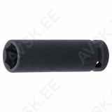 Impact Socket Hexagon, deep | 12.5 mm (1/2") Drive | 16 mm