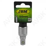 1/2" PIKENDUSVARS 50MM. SATIN CR-VAN. RIPUTUSPAKEND JBM