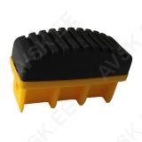 Plastic feet Forte 97x25mm with rubber