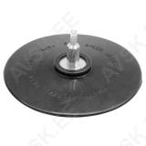 Rubber Disc W. Arbor 125mm