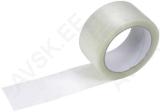 PAKKETEIP, LAIUS 50MM, RULLIL 66M, LÄBIPAISTEV
