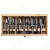 10Pcs Plug & Forstner Cutter 15-35mm