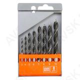 Wood Drill Set 3-10mm /8Pcs,Plastic Case
