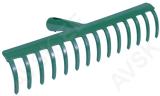 Rake, Steel, 28Cm, 12-Teeth,W.Out Handle