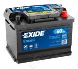 EXIDE 60AH 540A 242X175X175 -/+