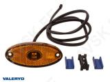LED küljemärgutuli Aspöck Flatpoint II 102x46x14 mm kollane koos 1 m kaabel