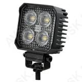 TAGURDUS/TÖÖTULI 4 LED 24W 10-30V 1700LM 70.5X95X41MM IP69K HELLA 70X70 AR-TÄHIS JUHE 200MM