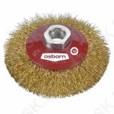 Bevel Brush D100x10 thread M14x2,0 crimped brass coated steel wire 0,30 T20