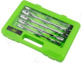 6-os. kardaanpadrunvõtmete kompl. 12-kant. plastkohvris. 8-19mm jbm*