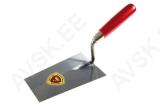 Brick trowel Tyrolean type, hardened steel, 180 × 110/85 mm