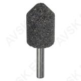 Mounted stone, Cylindrical-conical, 6 - 20 mm x 30mm, 6 mm shank