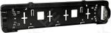 REGISTRITUNNUSE ALUS MUST (NUMBRIALUS) KOOS LED NUMBRITULEDEGA 12/24V