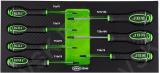 7-os. torx kruvikeerajate komplekt "j-grip". pu-paneelis jbm*