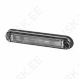 LD2333 "GRAPHITE" KÜLJETULI LED KOLLANE TUMEDA KLAASIGA 134X27X14MM 12/24V IP68