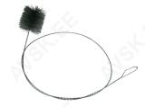 Stove Pipe Cleaner D125x120x3000 crimped steel wire 0,30 stem wire 3,0 galvanized