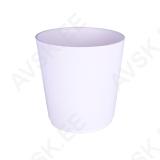 Plant Pot Cover Geometric Earth 30 White