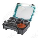 Annular Bit Insert Set, Tungsten Carbide Coated, 7 Pcs.