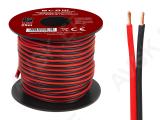 Kõlarikaabel 2x0.75mm must-punane 25m Blow