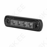 LD677 "GRAPHITE" KÜLJETULI LED PUNANE TUMEDA KLAASIGA 12/24V 110X31X15MM