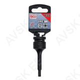 Impact Bit Socket | 12.5 mm (1/2") Drive | T-Star (for Torx) T30