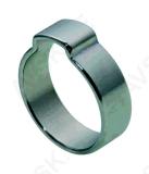 One-Ear Hose Clamp, 12-14 mm, W1 Steel
