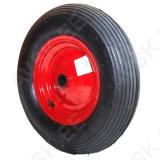 Käruratas 16" 4.00-8 nõellaager 20 mm plekkvelg