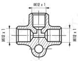 Piduritoru T-liide M12X1