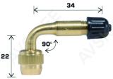 VENTIILIPIKENDUS. PAINUT. NURK90. P22/34MM. METALL (MICH.1197)