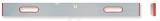 Alu-screeding level,2V,2H, 150cm
