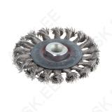 Stainless Steel Wire Wheel Brush Ø100 M 14, twisted
