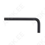 L-key, Hex, short, black oxidised, 17 mm