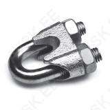 Wire Rope Clip, 6 mm, Galvanized, DIN 741