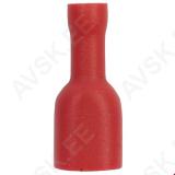 JUHTMEOTSIK LAPIK "EMA" KAETUD PUNANE 6.35X0.8MM 50TK M+