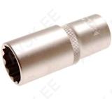 Socket, 12-point, deep | 12.5 mm (1/2") Drive | 24 mm