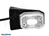 LED gabariittuli Valeryd 64x42x28 valge koos kinnitus CC=40 mm, 12-30 V sis. 450 mm kaabel