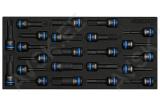 Löökpadrunid 1/2" TORX & HEX 23-osa